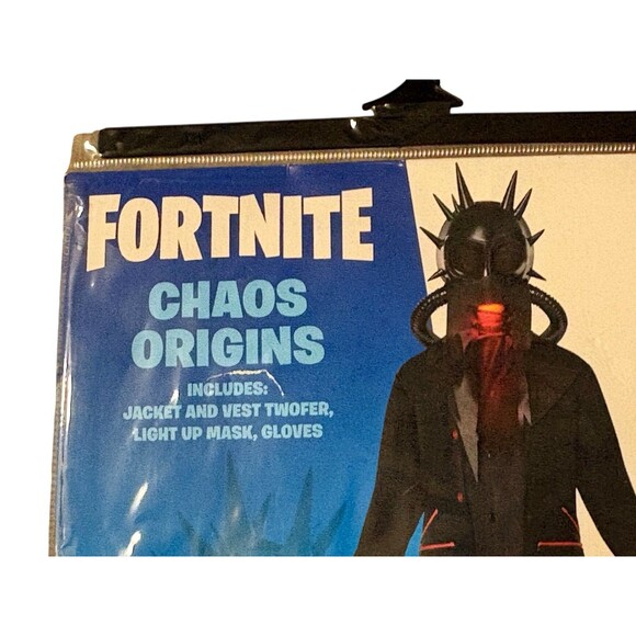 Spirit Halloween Fortnite Youth Chaos Origins Costume XL 14-16 - Picture 2 of 4